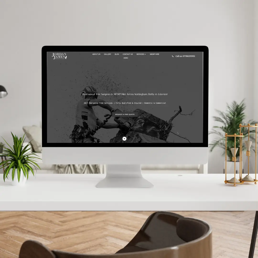 A clean, authoritative platform designed to showcase technical tree surgery and commercial site clearance. Built to reflect safety, reliability, and NPTC qualifications.
